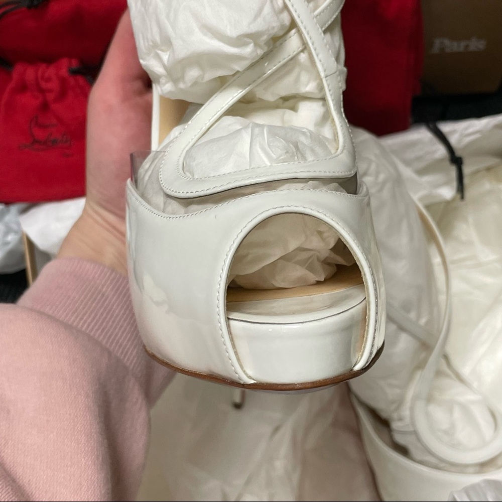 NWT❤️Christian Louboutin❤️ Cupidivipi 120 Platform Heels - Picture 7 of 10